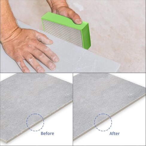 عبوة من 4 وسادات تلميع يدوية ماسية من موليجو، مكعبات صنفرة ماسية للبلاط والزجاج والخرسانة (حبيبات 60، 100، 200، 400) in Kuwait