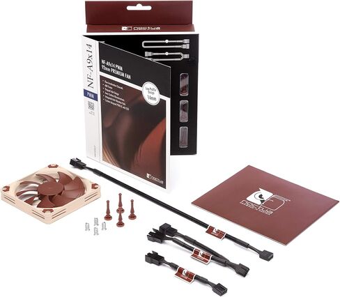 Noctua NF-A9x14 PWM, Premium Quiet Fan, 4-Pin (92x14mm, Brown) in Saudi Arabia