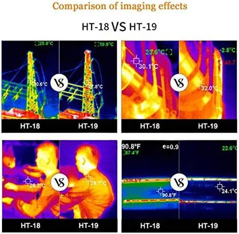 جهاز تصوير حراري بالأشعة تحت الحمراء بدقة 320 × 240، كاميرا تصوير حراري محمولة بدقة 76,800 بكسل، مقياس حرارة بالأشعة تحت الحمراء مع شاشة عرض ملونة مقاس 3.2 بوصة in Kuwait