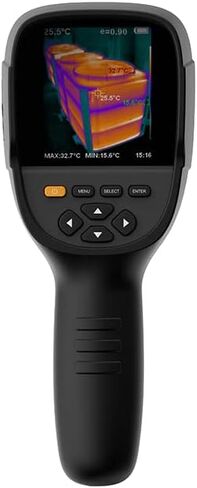جهاز تصوير حراري بالأشعة تحت الحمراء بدقة 320 × 240، كاميرا تصوير حراري محمولة بدقة 76,800 بكسل، مقياس حرارة بالأشعة تحت الحمراء مع شاشة عرض ملونة مقاس 3.2 بوصة in Kuwait