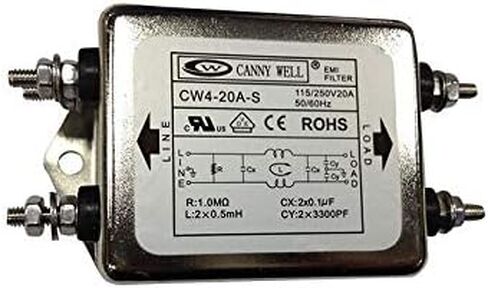 BLS AC 115/250V 20A CW4L2-20A-S مرشح الطاقة EMI لمثبط الضوضاء in Kuwait