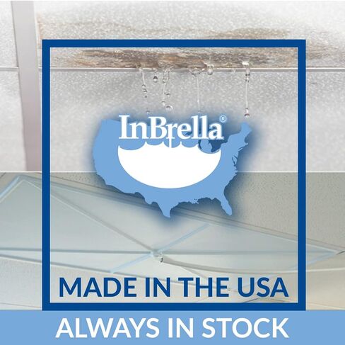 محول تسرب بلاط السقف البلاستيكي من البوليسترين الأبيض من Inbrella 100، مقاس 2 × 2 بوصة in Kuwait