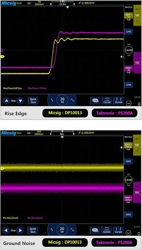 Micsig DP10013 Differential High Voltage Probe, 1300V 100MHz 3.5ns Rise Time 50X/500X Attenuation Rate, Tektronix P5200A P5205A P5210A in Saudi Arabia