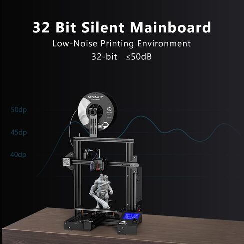 طابعة Creality Ender 3 Neo ثلاثية الأبعاد الرسمية مع مجموعة تسوية السرير التلقائي CR Touch، منصة طباعة زجاج كاربورندوم معدنية كاملة مع وظيفة طباعة استئناف، لوحة رئيسية صامتة 8.66 × 8.66 × 9.84 بوصة in Saudi Arabia