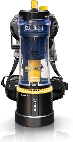 برولوكس مكنسة كهربائية تجارية بدون كيس 2.0 مع مجموعة فوهة طاقة تجارية وفلترة مزدوجة هيبا شيلد in Kuwait