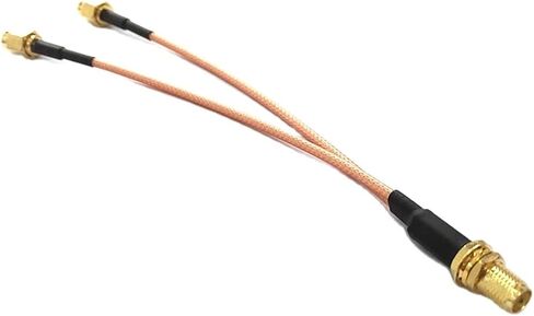 أفضل بائع SMA أنثى الجوز إلى 2X SMA ذكر التوصيل Y نوع الفاصل الموحد ضفيرة كابل RG316 15 سنتيمتر 6 "ل موزع إنترنت واي فاي الولايات المتحدة الأمريكية الشحن in Kuwait