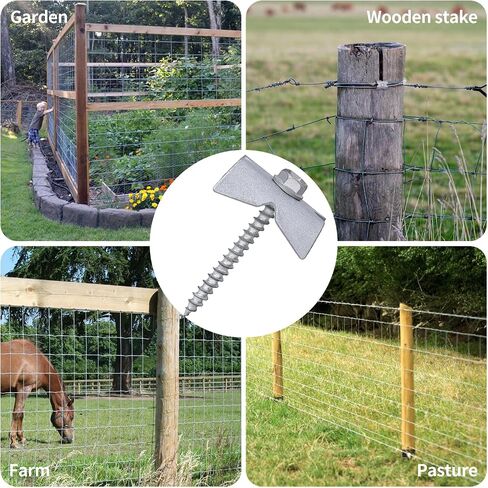 TYPUZO 100 PCS Fence Nails,Steel Wire Fencing Staples for Softwoods,Reuse Fence Staple Fasteners Nails with Wire Fixer for Wire Mesh and Woven Fencing, Quickly Install with Power Drill in Saudi Arabia