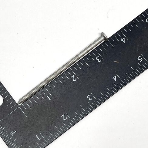 Huttig-Grip Fence Deck Nails 2 inches 6d for Wood Fencing HGN6OGSTDK1 Spiral Shank Outdoor Galvanized Finish, 1 lb Pack of 138 Nails in Kuwait