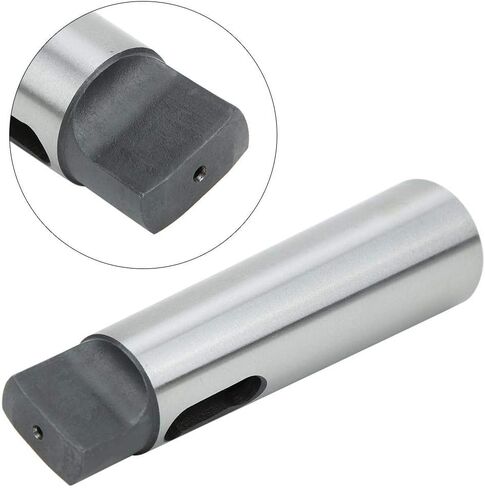 Morse Taper Reducing Adapter, MT5 to MT2 High Hardness Wear Resistance Silver Color Tapered Drill Sleeve for Lathe Milling, Steel Drill Sleeve in Saudi Arabia