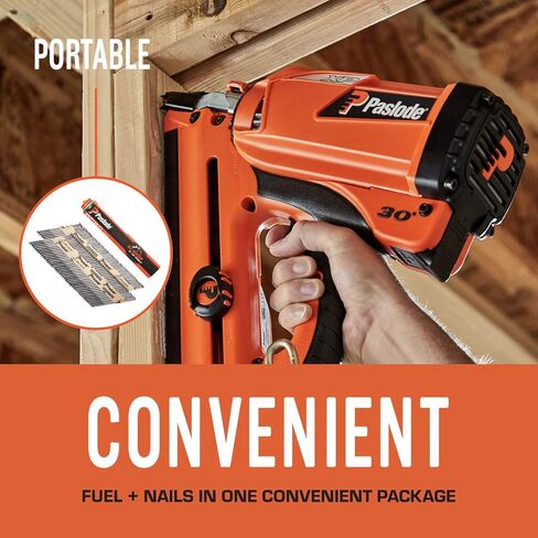 حزمة طلاء الأظافر والقود سموث برايت من باسلود - 650535 3 1/4 بوصة في 131 من أجل مسامير التأطير اللاسلكي (1000 مسمار + خلية وقود واحدة) in Kuwait