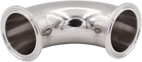 DERNORD 1-1/2 "أنبوب OD الكوع 90 درجة تركيب الأنابيب الصحية SS304 ثلاثي المشبك 1.5 بوصة in Kuwait