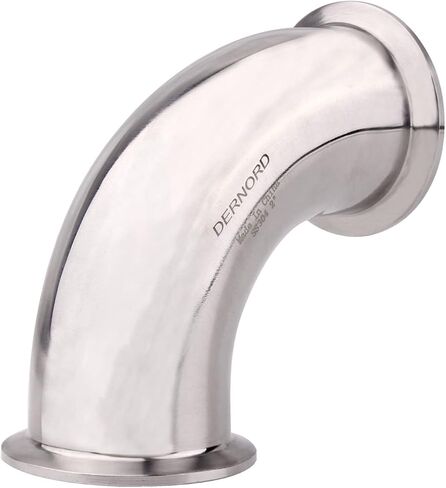 DERNORD 1-1/2 "أنبوب OD الكوع 90 درجة تركيب الأنابيب الصحية SS304 ثلاثي المشبك 1.5 بوصة in Kuwait