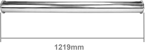 DERNORD Sanitary Spool Tube with Clamp Ends,Stainless Steel 304 Seamless Round Tubing with 4 inch Tri Clamp Ferrule Flange (Tube Length: 1 Inch / 25MM) in Kuwait