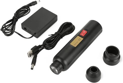 Haosie Egg Candler, LED Egg Hatching Test Light, High Intensity LED Chicken Egg Candler Mini Egg Tester Pen for Science Experiment Power by Battery & Power Supply in Kuwait