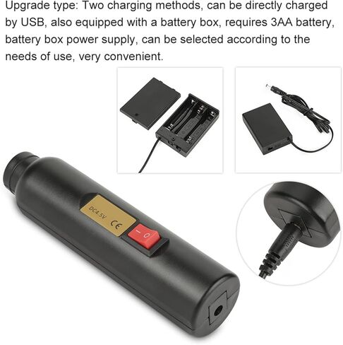 Haosie Egg Candler, LED Egg Hatching Test Light, High Intensity LED Chicken Egg Candler Mini Egg Tester Pen for Science Experiment Power by Battery & Power Supply in Kuwait