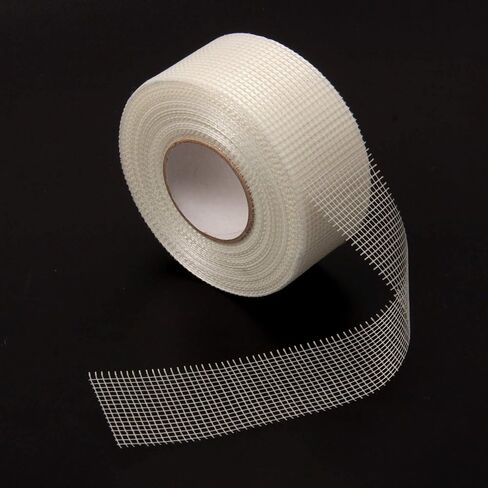 شريط إصلاح جداري من الألياف الزجاجية من بوبوك، لاصق ذاتي للحائط، 5.08 سم × 45.62 سم، DIY لإصلاح ثقوب الحائط والتلف الناتج عن الكئب، لفافة واحدة in Kuwait