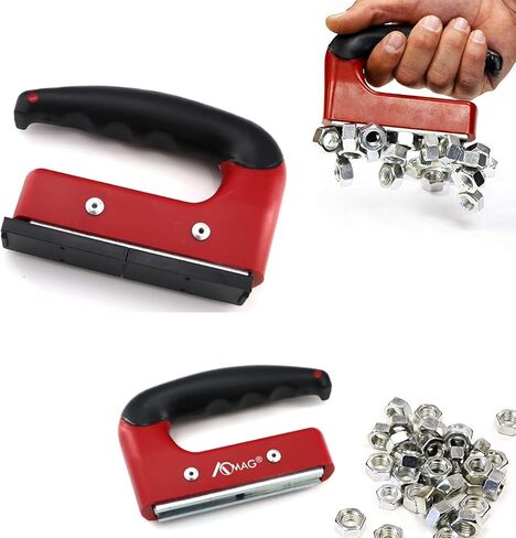 مغناطيس بمقبض مطاطي 160 رطل | مغناطيس قوي مغناطيس قوي بمقبض in Kuwait