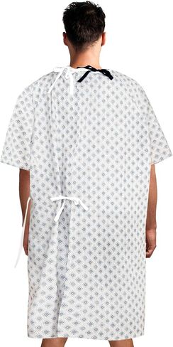 ثوب مستشفى Talvania للجنسين من أربطة الظهر يناسب حتى مقاس XXL in Kuwait