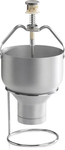 New Star Foodservice 37463 Commercial Grade Aluminum Pancake Dispenser with Stand, Silver in Saudi Arabia