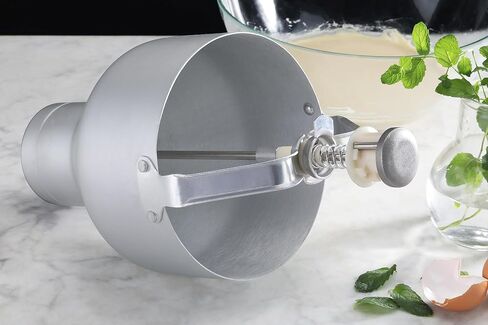 New Star Foodservice 37463 Commercial Grade Aluminum Pancake Dispenser with Stand, Silver in Saudi Arabia