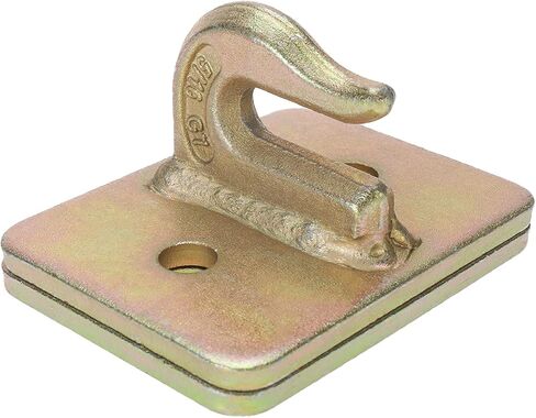 2 حزمة من خطاف الإمساك بدلو الجرار 5/16 بوصة، مسمار فولاذي مزخرف من الدرجة 70 على خطافات الإمساك مع لوحة داعمة لشاحنة الجرار RV UTV، أدوات التركيب متضمنة in Kuwait