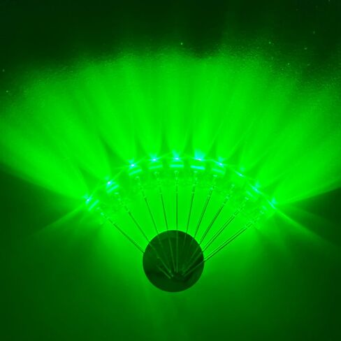 WOTOFULIN 5mm LED Diode Lights Kit 10pcs x 10 Colors Assorted LED Diodes Clear Lens White/Pink/Purple/Blue/Green/Yellow/Orange/Warm White/Red/Yellowish Green in Kuwait