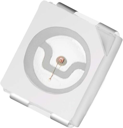 Chanzon 100 قطعة 3528 (1210) رقائق مصابيح LED ثنائية SMD بيضاء (تركيب سطحي PLCC 3.5 مم × 2.8 مم تيار مستمر 3 فولت 20 مللي أمبير 7-8LM) مصابيح إضاءة ساطعة عالية الكثافة ومكونات إلكترونية وثنائيات باعثة للضوء in Kuwait