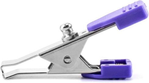 QWORK مشبك القطب الكهربائي البيطري، 5 حزم عالمية دقيقة EKG/ECG مشبك الأطراف متعدد الوظائف محولات المشبك لعلامات التبويب استراحة القطب الكهربائي، المفاجئة قرصة إبرة الموز in Kuwait