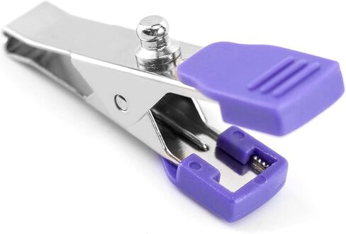 QWORK مشبك القطب الكهربائي البيطري، 5 حزم عالمية دقيقة EKG/ECG مشبك الأطراف متعدد الوظائف محولات المشبك لعلامات التبويب استراحة القطب الكهربائي، المفاجئة قرصة إبرة الموز in Kuwait