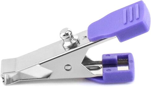 QWORK مشبك القطب الكهربائي البيطري، 5 حزم عالمية دقيقة EKG/ECG مشبك الأطراف متعدد الوظائف محولات المشبك لعلامات التبويب استراحة القطب الكهربائي، المفاجئة قرصة إبرة الموز in Kuwait