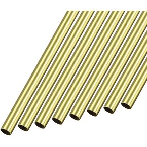 أنبوب نحاسي METALLIXITY (6.5 مم OD × 0.2 مم جدار T × 300 مم طول) 8 قطع، أنابيب مستقيمة - للتأثيث المنزلي، والآلات، والحرف اليدوية اليدوية in Kuwait