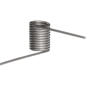302 Stainless Steel Torsion Spring, Right Hand Wind Direction, 270° Deflection, 0.7" OD, 0.075" Wire Size, 2" Leg Length, 0.5" Mandrel Size, 1.013" Min. Axial Space (Pack of 10) in Kuwait