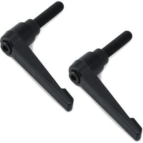 Mewutal 2PCS قابل للتعديل لقط مقابض مع M8 × 16mm موضوع الترباس الضبط سبائك الألومنيوم الخيوط مسمار قفل العتلات الدورية مقابض المسمار لصناعة معدات الآلات