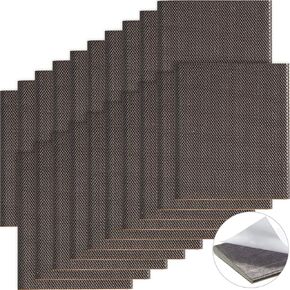 Zonon Corner Seal Pads for Door Exterior Door Frame Seal Door Corner Seals Self Adhesive Draft Stoppers Foam Weather Stripping(White, 8 Pieces)
