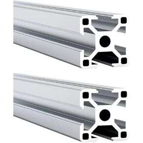 3030 T Slot Aluminum Extrusion for 3D Printer Parts and CNC DIY Silver 1500mmX4