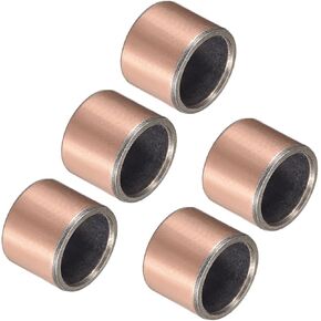 Kozelo 4pcs Sleeve Bearings - [12mm x 15mm x 12mm] Wrapped Oilless Bushings for Machine Shaft Use