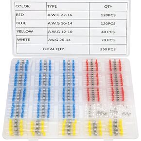 Solderstick Solder Stick, 350PCS Solder Seal Wire Connectors, Heat Shrink Butt Connectors-Self Solder,Waterproof Wire Electrical Connector Kit for Marine Automotive Boat Truck Wire Joint in Saudi Arabia
