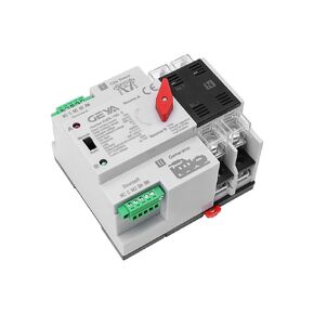 GAEYAELE Automatic Transfer Switch Three Phase ATS 63A 110V Power Transfer Switch Din Rail Mounted Controller Electrical Type(W2R 3P 63A 110V)