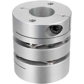 Uxcell 16mmx19mm المشبك ضيق عمود المحرك 2 الحجاب الحاجز اقتران المقرنة