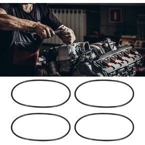 YWBL-WH 5PCS Round Rubber Motor Belts 5mm Diameter Suitable for Industrial Mechanical Equipment (5405-0005-0494), Round Belt