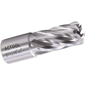ACTOOL 11/16" Diameter × 1" Depth of Cut HSS ANNULAR Cutter with 3/4'' Weldon Shank in Kuwait