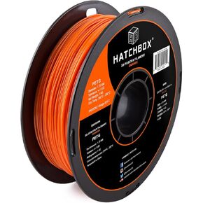 HATCHBOX 1.75mm Baby Blue PETG 3D Printer Filament, 1 KG Spool, Dimensional Accuracy +/- 0.03 mm, 3D Printing Filament