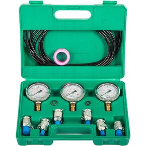 VEVOR Hydraulic Pressure Test Kit, 25/40/60Mpa/11Couplings, Excavator Parts Hydraulic Tester Coupling Hydraulic Pressure Gauge Kit for Excavator Construction Machinery in Saudi Arabia