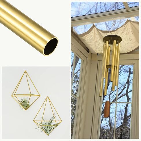 أنبوب نحاسي METALLIXITY (20 مم OD × 1 مم جدار T × 200 مم طول)، أنابيب مستقيمة - للتأثيث المنزلي، والآلات، والحرف اليدوية in Kuwait