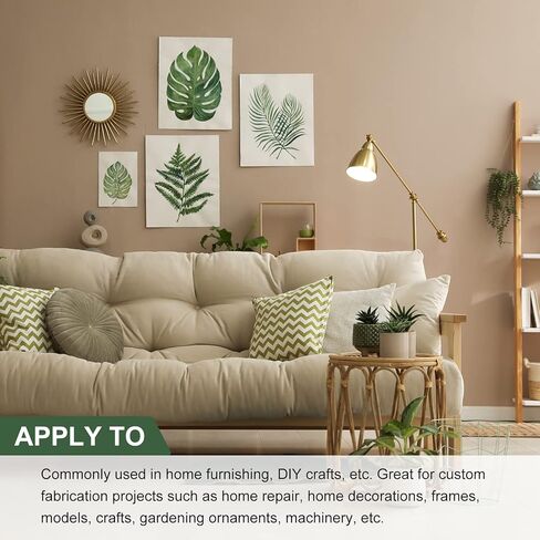 أنبوب نحاسي METALLIXITY (6.5 مم OD × 0.2 مم جدار T × 300 مم طول) 8 قطع، أنابيب مستقيمة - للتأثيث المنزلي، والآلات، والحرف اليدوية اليدوية in Kuwait