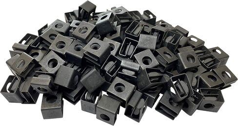RackGold M6 Slide-on Cage Nuts 100 Pack USA Made in Saudi Arabia