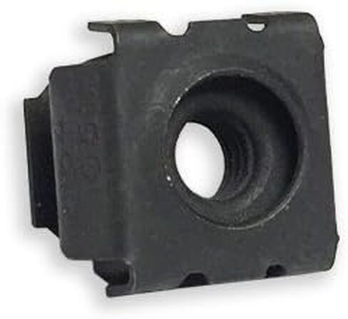 RackGold® Black 12-24 Cage Nuts 500 Pack - USA Made in Saudi Arabia