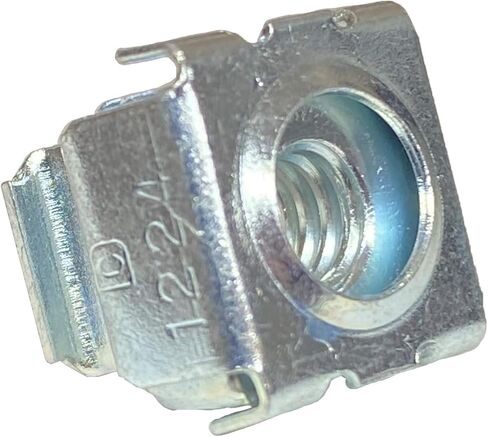 RackGold® 12-24 صواميل قفصية من الزنك سهلة التركيب، 100 عبوة - مصنوعة في الولايات المتحدة الأمريكية in Kuwait