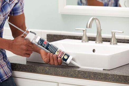 مانع تسرب سيليكون للمطبخ والحمام من جي اي سوبريم، ابيض، 10.1 اونصة، 6، خرطوشة in Kuwait