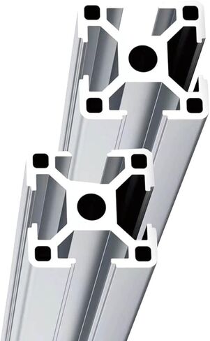 3030 T فتحة الألومنيوم لأجزاء الطابعة ثلاثية الأبعاد و CNC DIY فضي 1500mmX4 in Kuwait